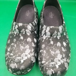 Crocs Women Pro Neria II Floral Clogs Size 10